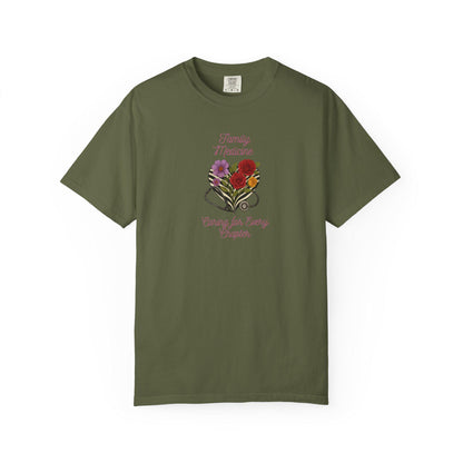 Floral Heart Family Medicine T-Shirt: Graphic Unisex Tee
