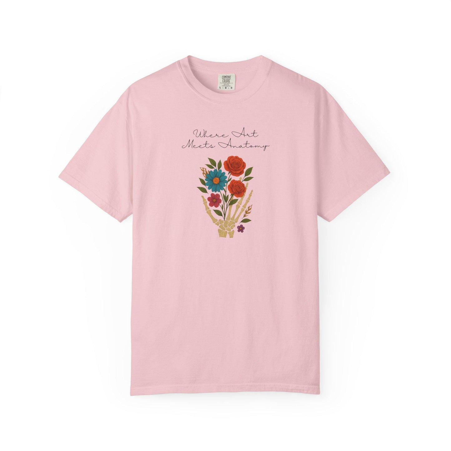Floral Anatomy T-Shirt, Vintage Style Graphic Tee