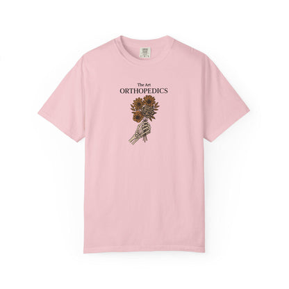 Garment-Dyed T-Shirt, Orthopedics Floral Design, Medical Gift