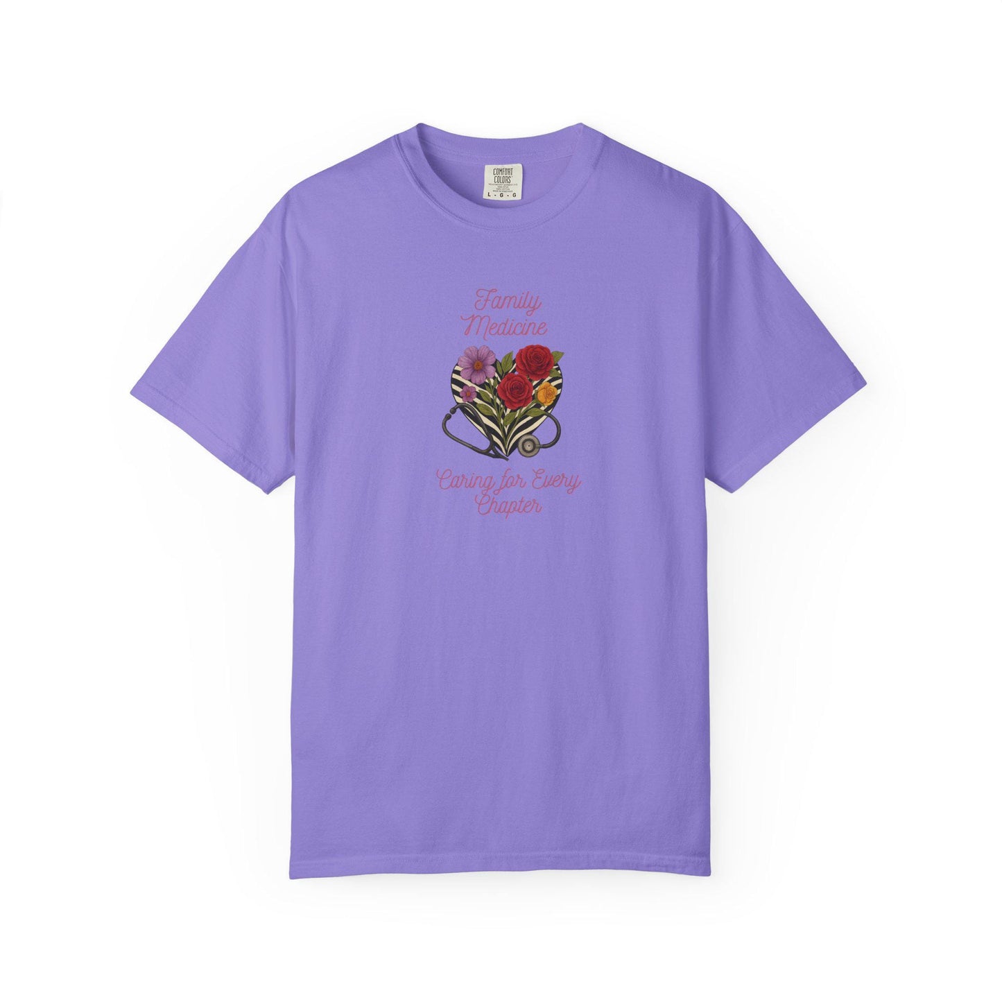 Floral Heart Family Medicine T-Shirt: Graphic Unisex Tee